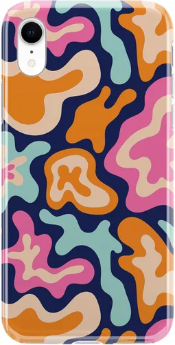 Vista 20 de Carcasa Casely para iPhone XR *Solo Buenas Vibraciones* Impresión de Festival Diseño Clásico Ultradelgado