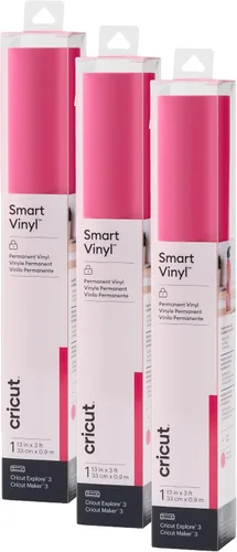 Vista 17 de Cricut Vinilo permanente inteligente, negro, paquete de 3 rollos de 3 pies (13"x36") vinilo adhesivo para manualidades, corte sin tapete para cortes