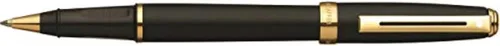Vista 21 de Sheaffer Prelude - Bolígrafo de laca de ónix negro con tapa de paladio perseguido y ribete chapado en oro de 22 quilates