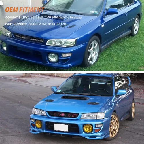 Vista 7 de ADIIL Lente transparente LED parachoques delantero señal lateral carcasa de luz para 1999-2001 Subaru Impreza marcador lateral esquina