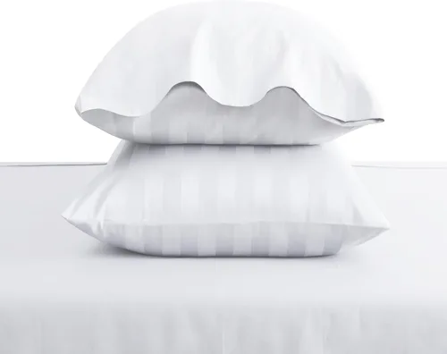 Vista 23 de Juego de 2 fundas de almohada 100% de algodón egipcio, fundas de almohada refrescantes de 400 hilos, fundas de almohada suaves y transpirables