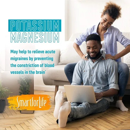 Vista 6 de SMART FOR LIFE Suplemento de potasio y magnesio - 30 cápsulas veganas - Suplemento de magnesio y potasio - Complejo mineral de alta absorción