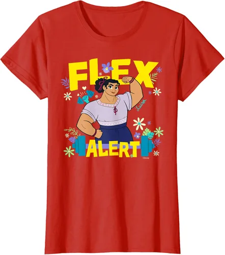 Vista 69 de Disney Encanto Luisa Madrigal Flex Alert Camiseta, Negro