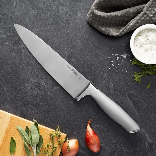 Vista 5 de Henckels - Cuchillo de grafito para chef, de 8 pulgadas, color gris.