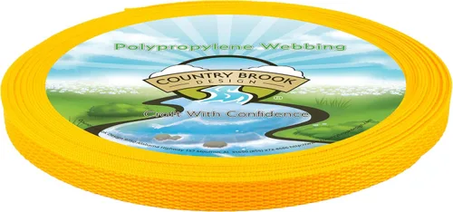 Vista 5 de Country Brook Design - Correa de polipropileno (Polypro) de 1/2 pulgada Negro