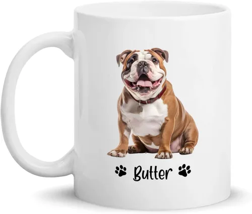 Vista 36 de Taza de café personalizada Golden Retriever con nombre para mamá o papá del perro, regalo personalizado para los amantes de los perros, taza de Taza