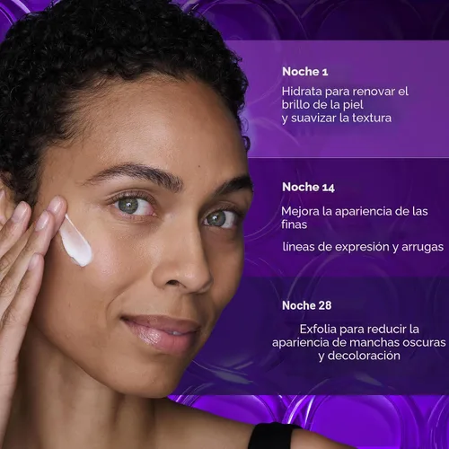 Vista 4 de Olay Crema de noche de retinol para mujeres, hidratante facial antienvejecimiento, sin fragancia, no grasa, antiarrugas, líneas finas suaves