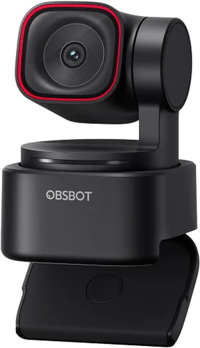 Vista 13 de OBSBOT Tiny 2 - Cámara web PTZ 4K con alimentación de IA, enfoque 4 veces más rápido, CMOS de 1/1.5", USB 3.0, transmisión de datos 10 veces más