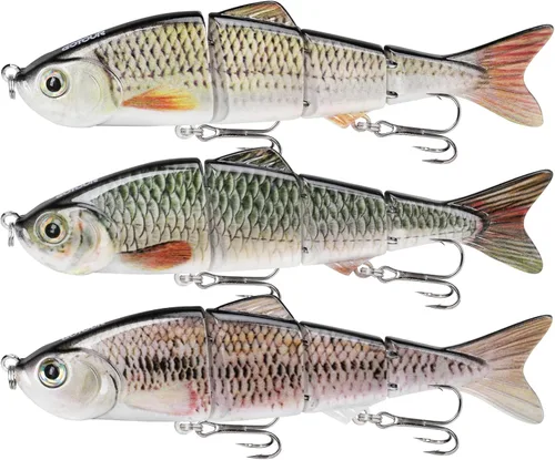 Vista 9 de GOTOUR Fishing Lures for Freshwater or Saltwater, Easy to Use for Family Fishing Beginner and Pros, Most Lifelike Jointed Swimbait，Slow Sinking Bass