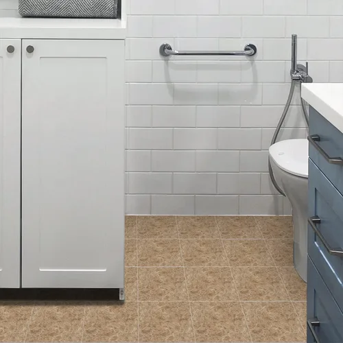 Vista 3 de 12 calcomanías de vinilo esmerilado para transferencia de salpicaduras en muro, autoadhesivas para suelo de cocina y baño, oro imperial, 6 x 6