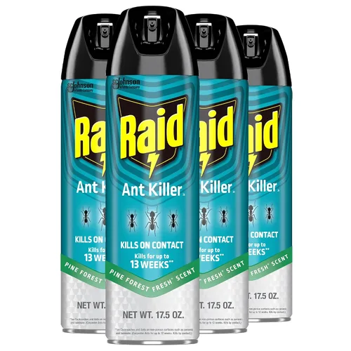 Vista 11 de Raid Ant Killer Spray Kills on Contact Pine Forest Fresh Scent Defense System 17.5 onzas (paquete de 2)