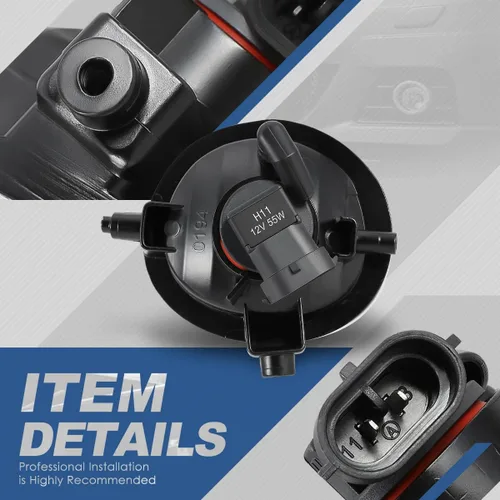 Vista 3 de Auto Dynasty Luces antiniebla para parachoques delantero con interruptor compatibles con Mazda2/3/5/6 MPV MX-5 CX-5 CX-7 RX-8 CX-9 2004-2016, lado