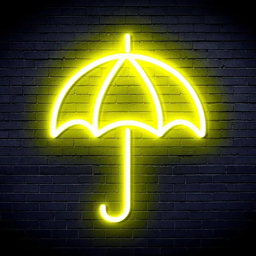 Vista 10 de ADVPRO Paraguas Flex Silicona LED Neon Sign - Púrpura - st16s33-fnu0016-p