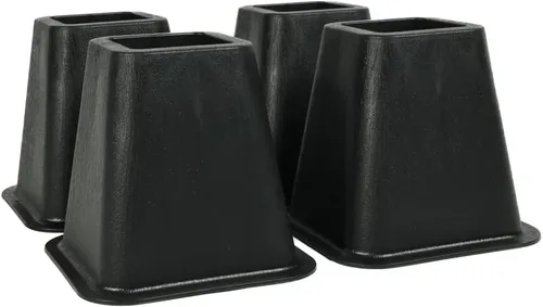 Vista 4 de J&V TEXTILES Elevadores para muebles de cama, elevadores resistentes de 6 pulgadas para sofá y mesa, soporta hasta 1,300 libras