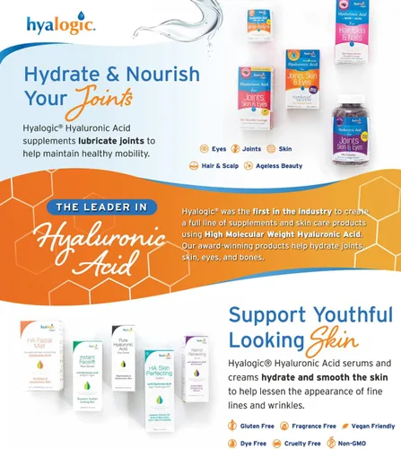 Vista 6 de Hyalogic Polvo de belleza con vitamina C + - Polvo de refuerzo de belleza para cara, mezcla con crema hidratante o suero, hidratación de la piel