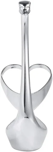 Vista 9 de Soporte de cuchara de cisne, soporte de cuchara de café y té de acero inoxidable, elegante soporte de cubiertos de cisne, soporte de cuchara