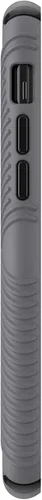 Vista 3 de Speck Productos Presidio2 Grip - Funda compatible con iPhone 11 Pro, gris grafito/gris catedral/negro/rojo sangre