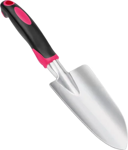 Vista 10 de Paleta de jardín con marca de medición, pala de jardinería resistente, pala de mano con mango ergonómico, pequeñas herramientas de jardín