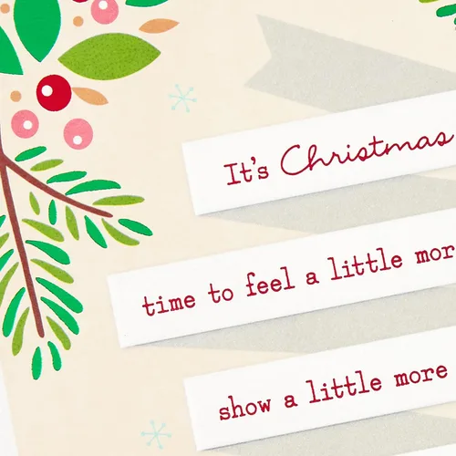 Vista 4 de Tarjeta de Navidad Hallmark (Más alegría, bondad, agradecimientos)