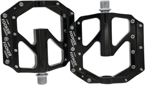 Vista 2 de FOOKER Bike Pedals Non-Slip Aluminum Alloy MTB Mountain Bike Pedals 3 Bearing 9/16" for Road BMX MTB Bikes