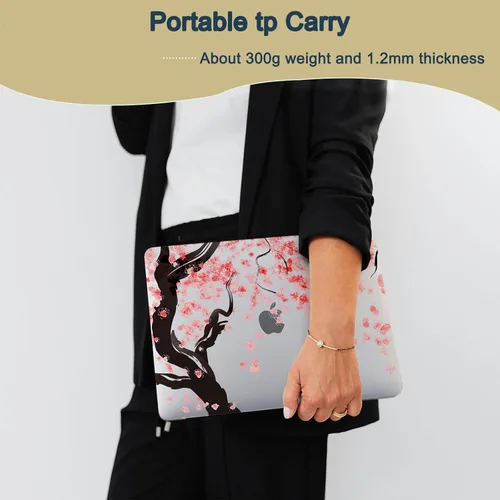 Vista 101 de Funda compatible con MacBook Air de 11 pulgadas 2015-2010 A1465 A1370, diseño impreso de plástico para laptop, carcasa protectora Air de 11.6