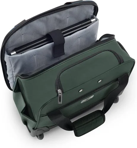 Vista 11 de DELSEY Paris Sky Max 2.0 Softside - Equipaje debajo del asiento de dos ruedas, forro polar verde con licencia oficial de star wars silent one crew.