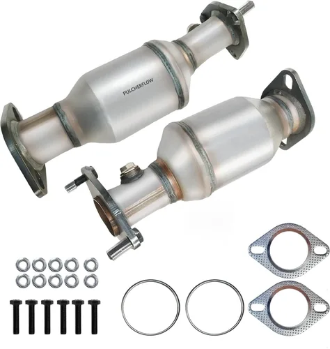 Vista 7 de Catalizador compatible con Nissan Frontier 3.3L 1999-2001, 2000-2001 Xterra 3.3L Catalizador (compatible con EPA)
