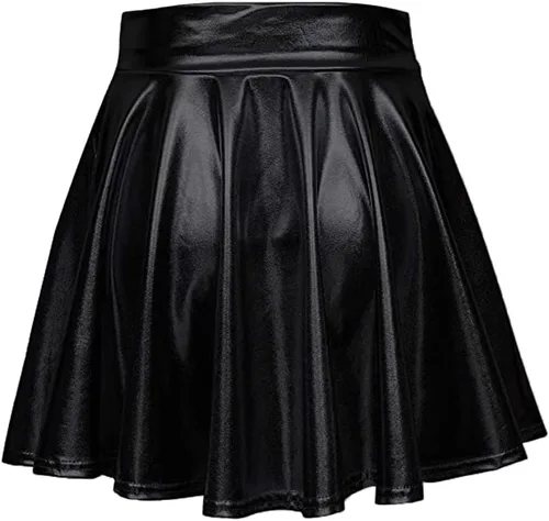 Vista 6 de Women's Rave Outfit Sets For Women Festivals 2 Pcs Metallic Tops long Skirt EDM Party Club Holographic Rave Outfits