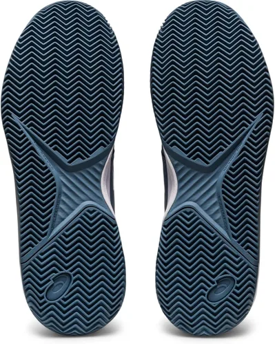 Vista 7 de ASICS Tenis Gel-Challenger 13 Clay para hombre, NegroAzul eléctrico