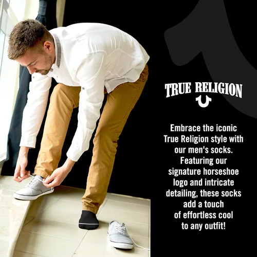 Vista 7 de True Religion Calcetines para hombre, 8 pares de calcetines deportivos para hombre, calcetines deportivos de primera calidad, talla de zapato 8-12