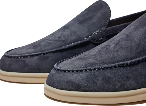 Vista 6 de Mocasines de cuero de gamuza de diseñador prémium para hombre Summer Stroll