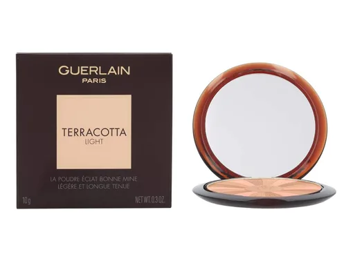Vista 4 de Guerlain Terracotta Light The Healthy Glow Powder 04 Deep Golden para mujeres, 0.3 onzas