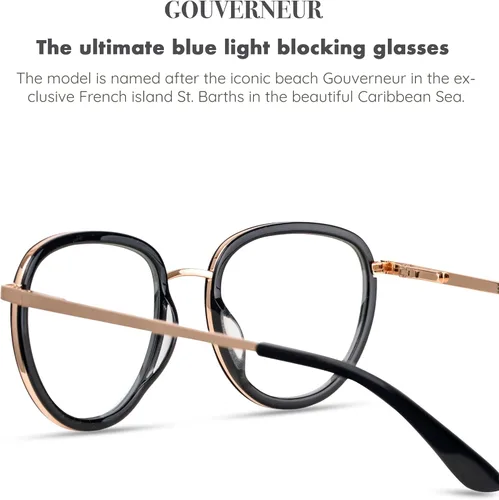 Vista 5 de Christopher Cloos - Gouverneur - Gafas de luz azul de diseño danés para hombres y mujeres