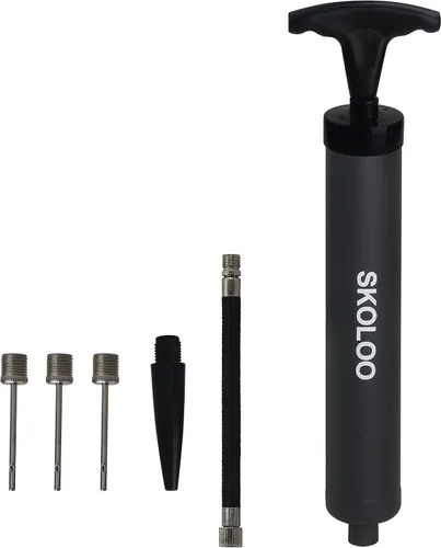 Vista 14 de SKOLOO Kit de inflador de bomba de aire portátil de 10 pulgadas con aguja, boquilla, manguera de extensión para fútbol, baloncesto, fútbol