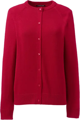 Vista 3 de Lands' End Uniforme escolar Suéter de punto modal de algodón para mujeres jóvenes