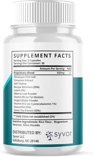 Vista 6 de Paquete de 3 cápsulas Nervitales, píldoras oficiales de suplemento nervioso con todos los ingredientes naturales, fórmula avanzada para una salud