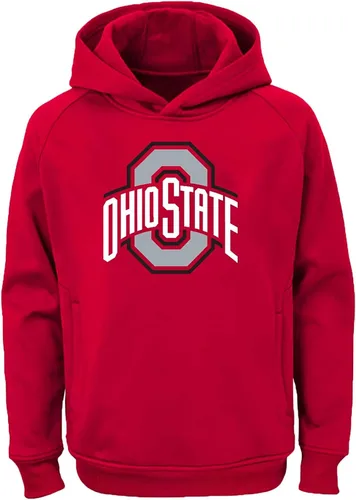 Vista 10 de NCAA Youth 8-20 Team Color Performance Primary Logo Sudadera con capucha Aburn Tigers Armada