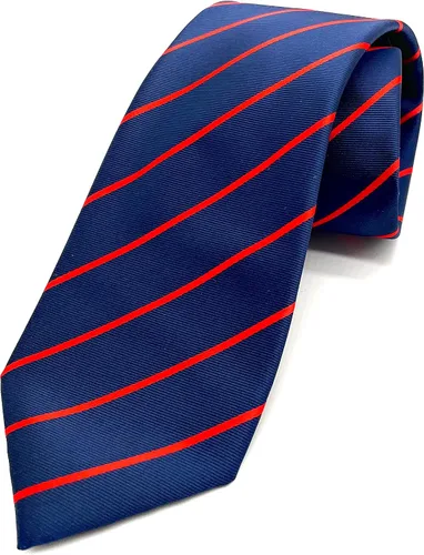 Vista 11 de Scott Allan - Corbatas de rayas para hombre - Corbata tejida para hombre