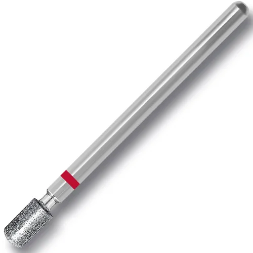 Vista 8 de Broca de uñas de diamante de 3/32 pulgadas, broca profesional de forma cilíndrica plana para uñas de gel acrílico, manicura seca, pedicura
