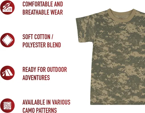 Vista 7 de Rothco Kids Camo T-Shirt ACU Digital Camo