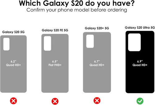 Vista 2 de OtterBox Defender Series - Funda sin pantalla para Galaxy S20 Ultra/Galaxy S20 Ultra 5G (solo no compatible con ningún otro modelo de Galaxy S20)
