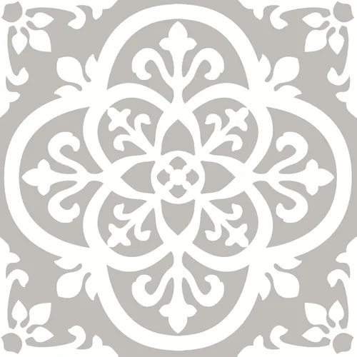 Vista 11 de FloorPops Azulejos góticos adhesivos para el suelo, FP2475, color negro