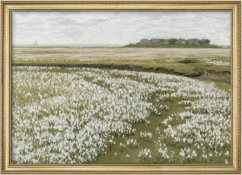 Vista 111 de MUDECOR Lienzo enmarcado prémium para pared, pinos nevados en bosque de invierno, ilustraciones modernas, arte contemporáneo, escénico, divertido