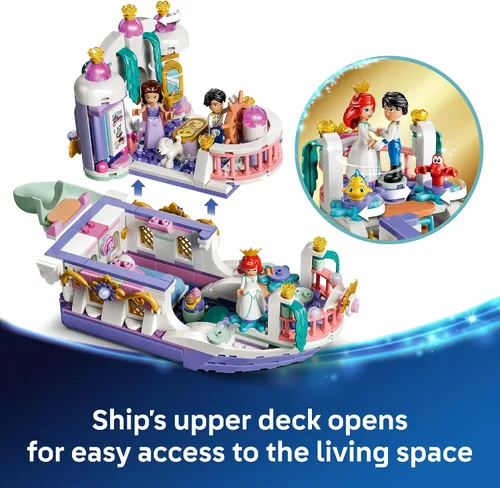 Vista 3 de LEGO Disney Princess Ariel's Royal Wedding Boat 43299