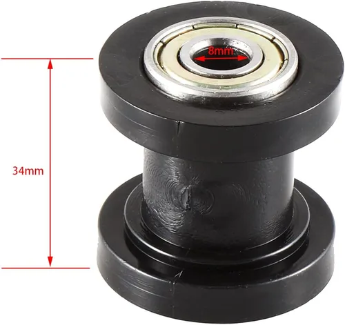 Vista 6 de Ajustador tensor de cadena con guía de tensor de cadena de 8 mm para bicicleta motorizada de 49 cc, 60 cc, 66 cc, 80 cc Dirt Bike ATV bicicletas