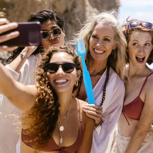 Vista 9 de iplusmile Accesorios para cepillos de dientes gigantes, cepillo grande de gran tamaño, juguetes novedosos, artículos de comedia enormes