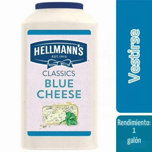 Vista 4 de Hellmann's Classics - Jarra de aderezo de ensalada de queso azul, 1 galón (128 onzas líquidas)