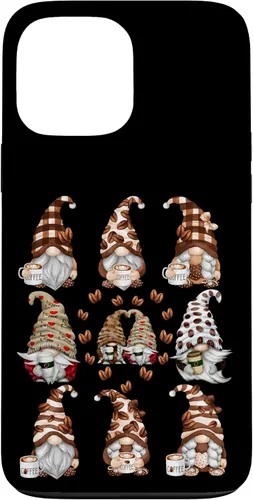 Vista 24 de Novelty Coffee Graphic For Women And Men Funny Gnome Case for iPhone 16