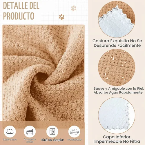 Vista 3 de VitalCozy 10 piezas de forro lavable para jaula de conejillo de indias, ropa de cama para ratas, control absorbente, almohadillas impermeables