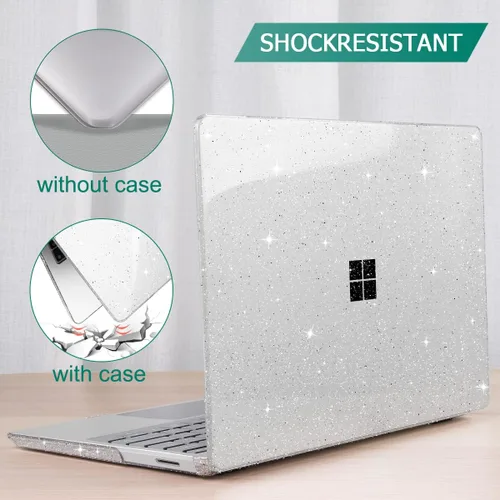 Vista 7 de May Chen Funda compatible con laptop Microsoft Surface de 13.5" 5/4/3 con reposamanos de metal modelo 1951/1868, carcasa rígida de plástico